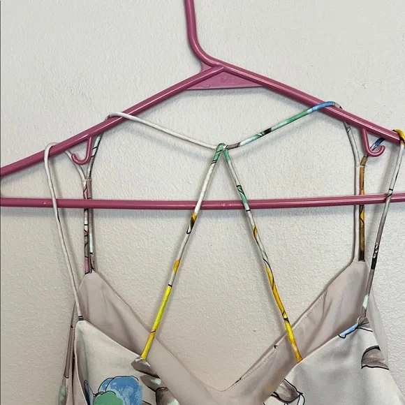 Floral Camisole with Yellow and Blue Accents - Picture 8 of 13